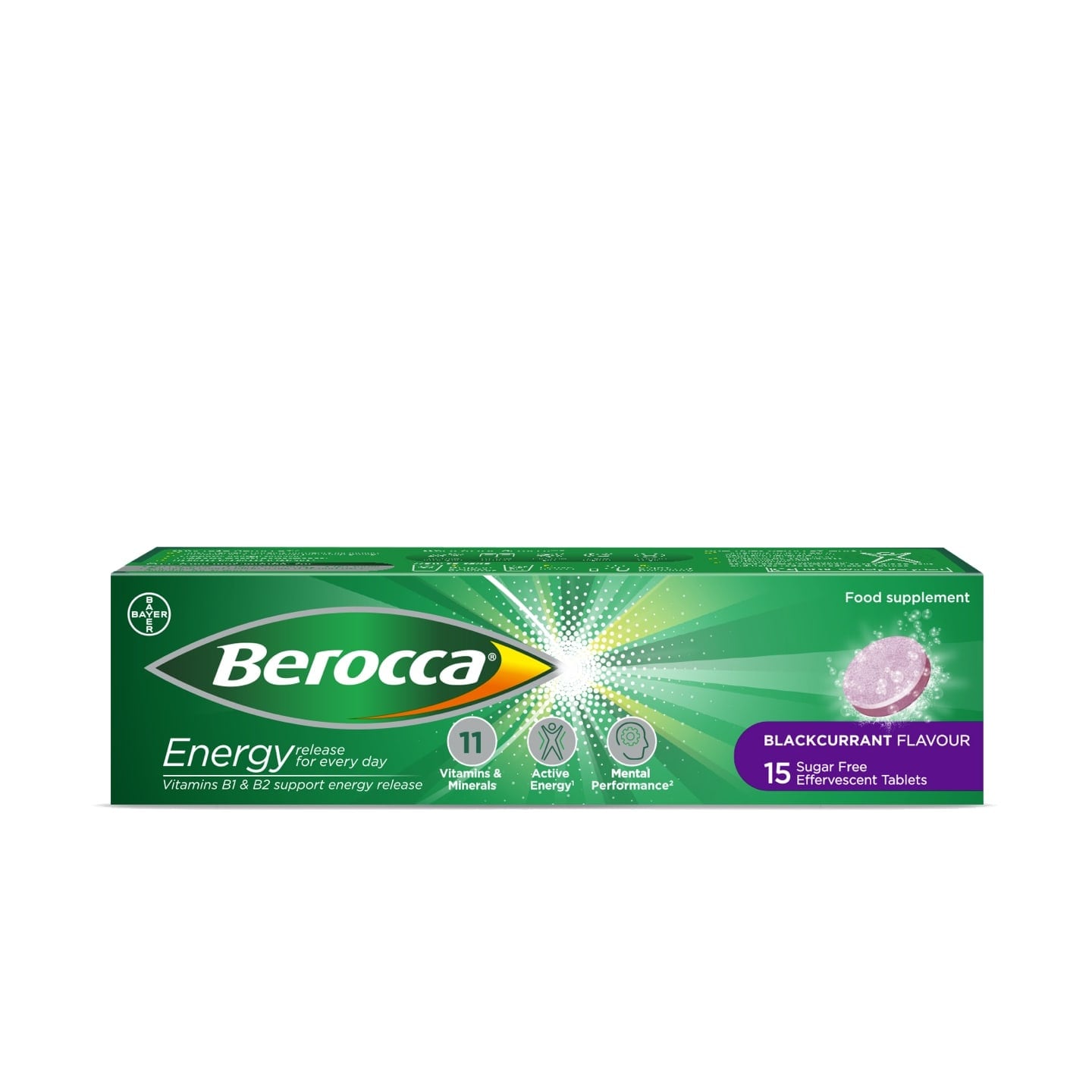 Berocca Blackcurrant Effervescent Tablets