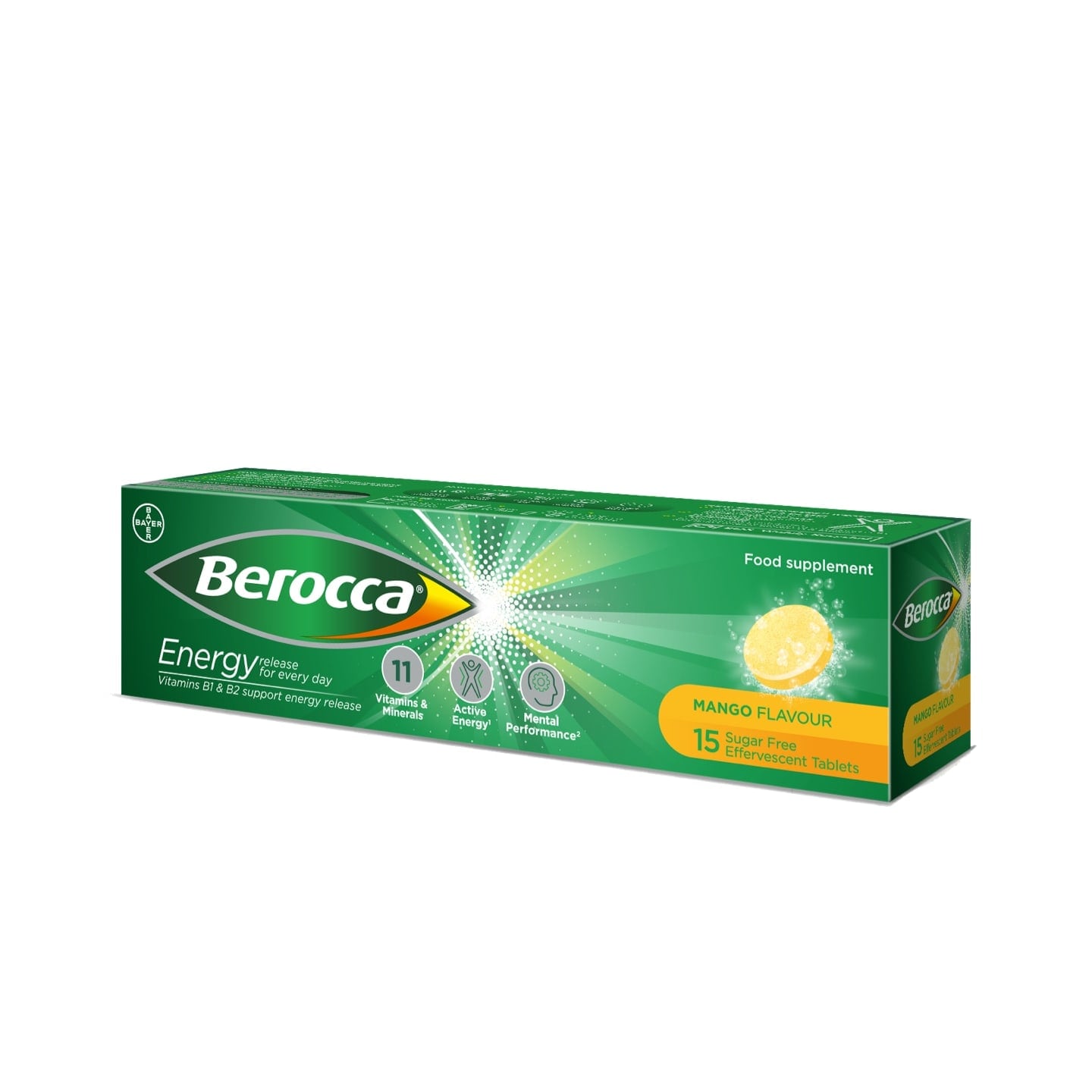Berocca Mango Effervescent Tablets