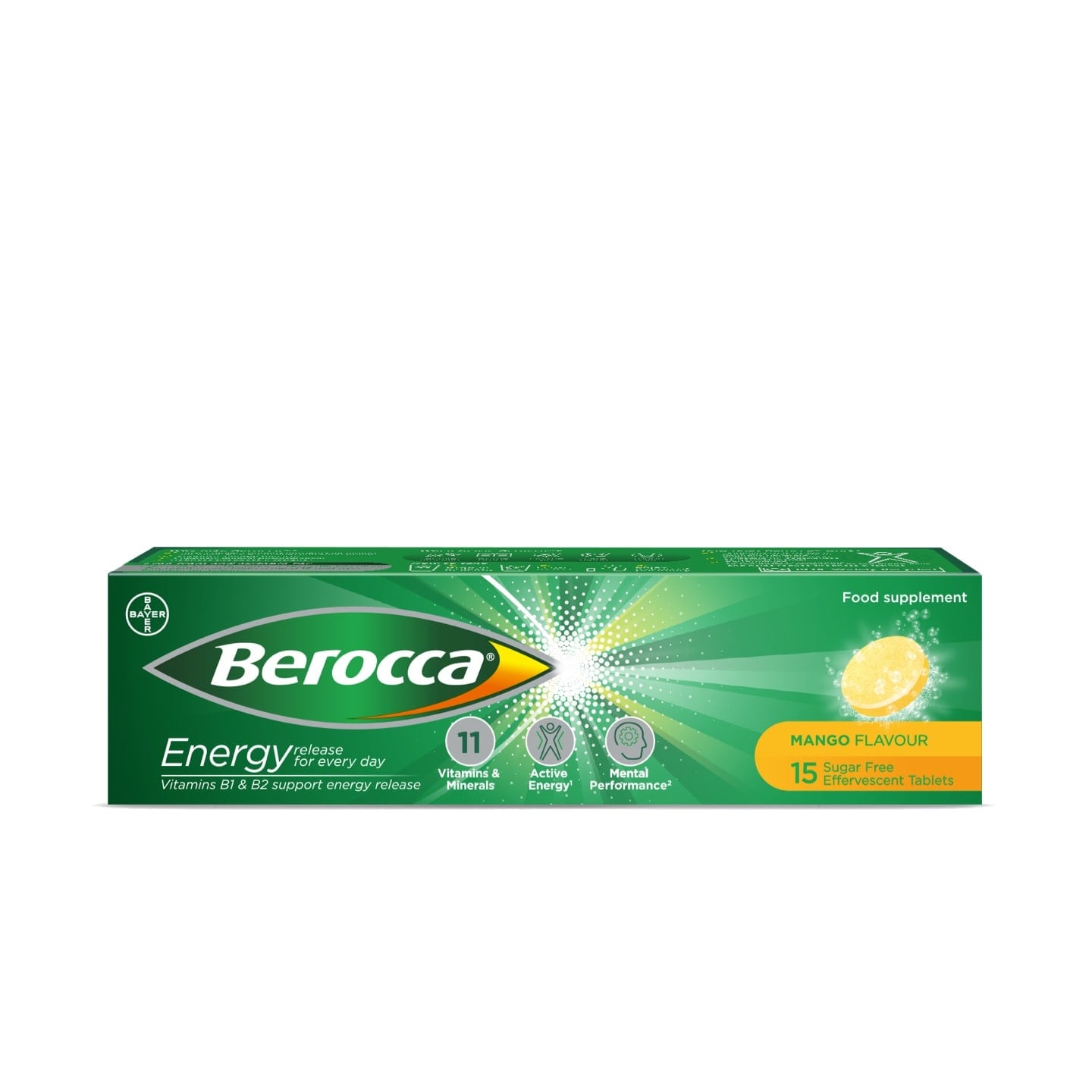 Berocca Mango Effervescent Tablets