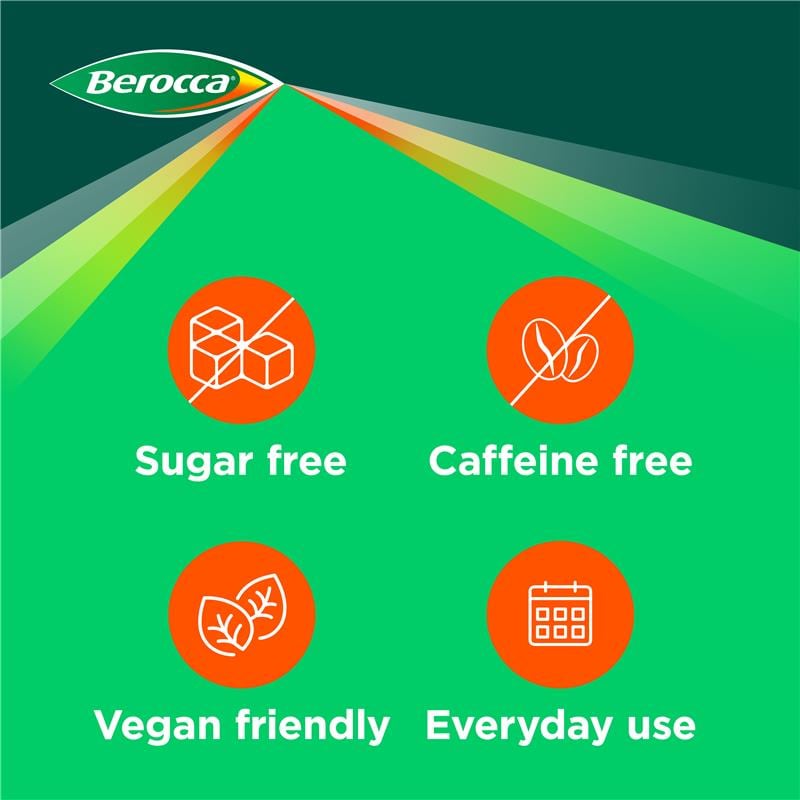 Berocca Orange Effervescent Tablets