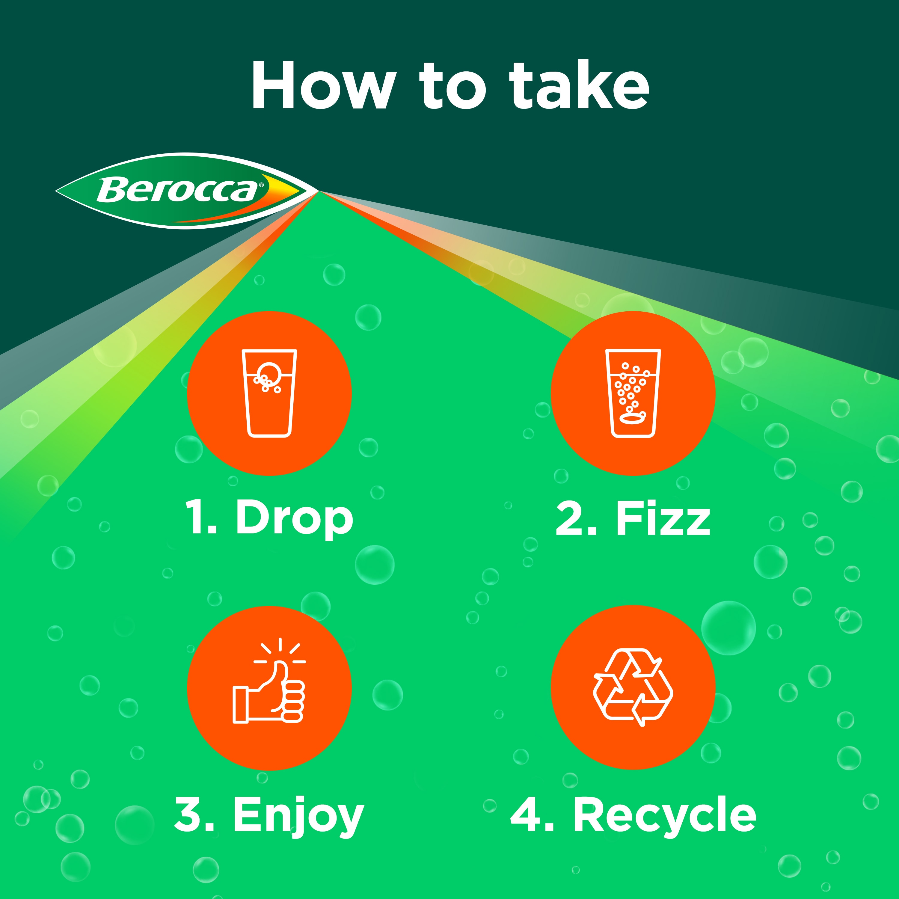 Berocca Orange Effervescent Tablets