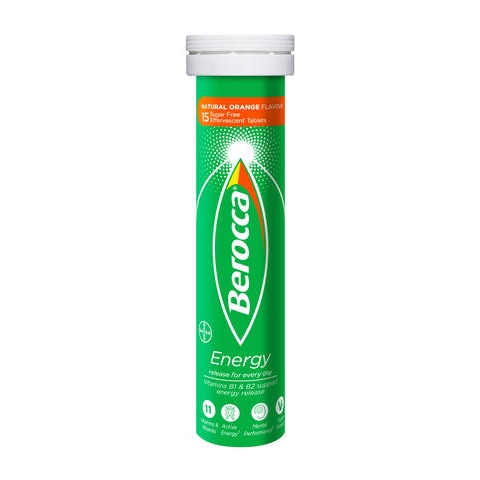 Berocca Orange Effervescent Tablets