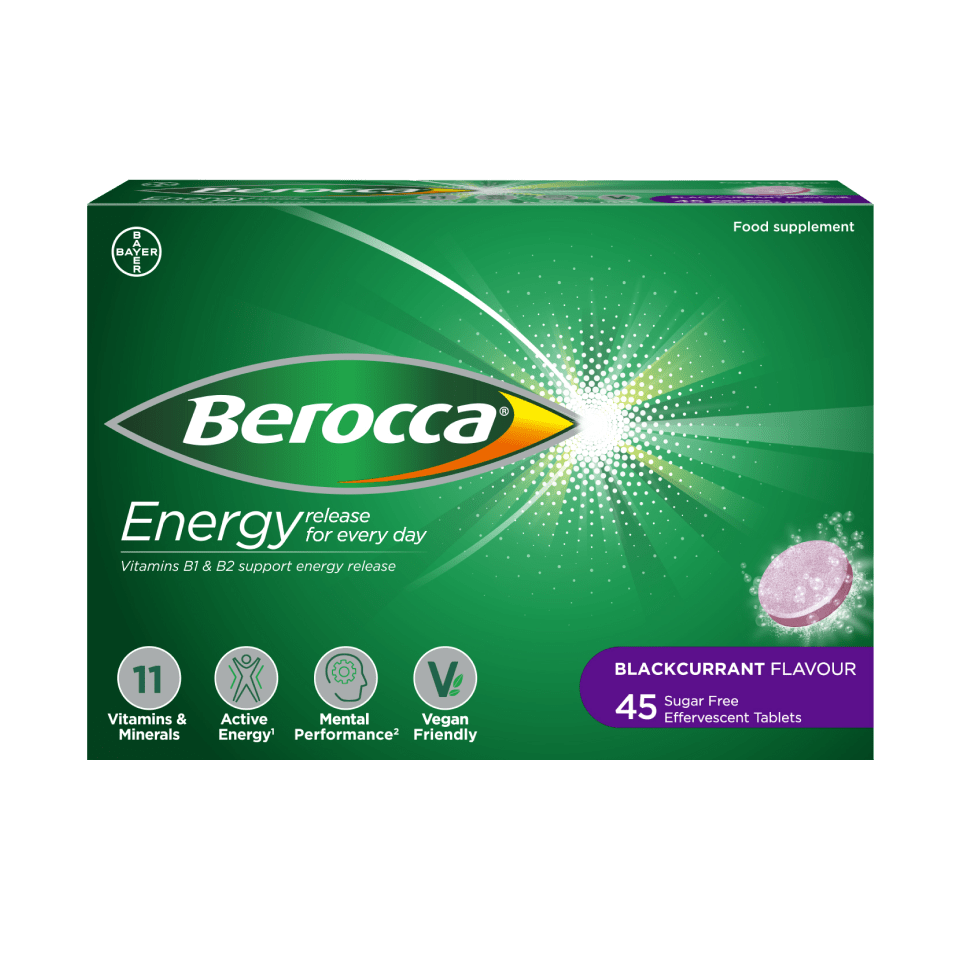 Berocca Blackcurrant Effervescent Tablets