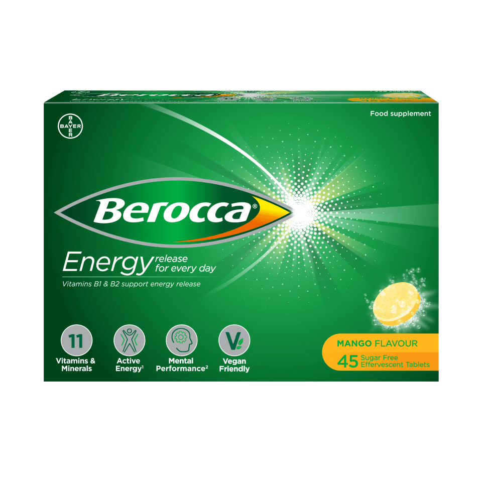 Berocca Mango Effervescent Tablets