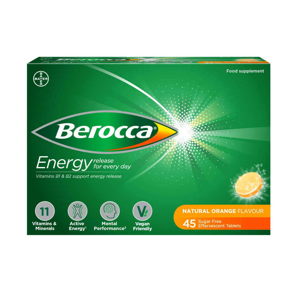 Berocca Orange Effervescent Tablets