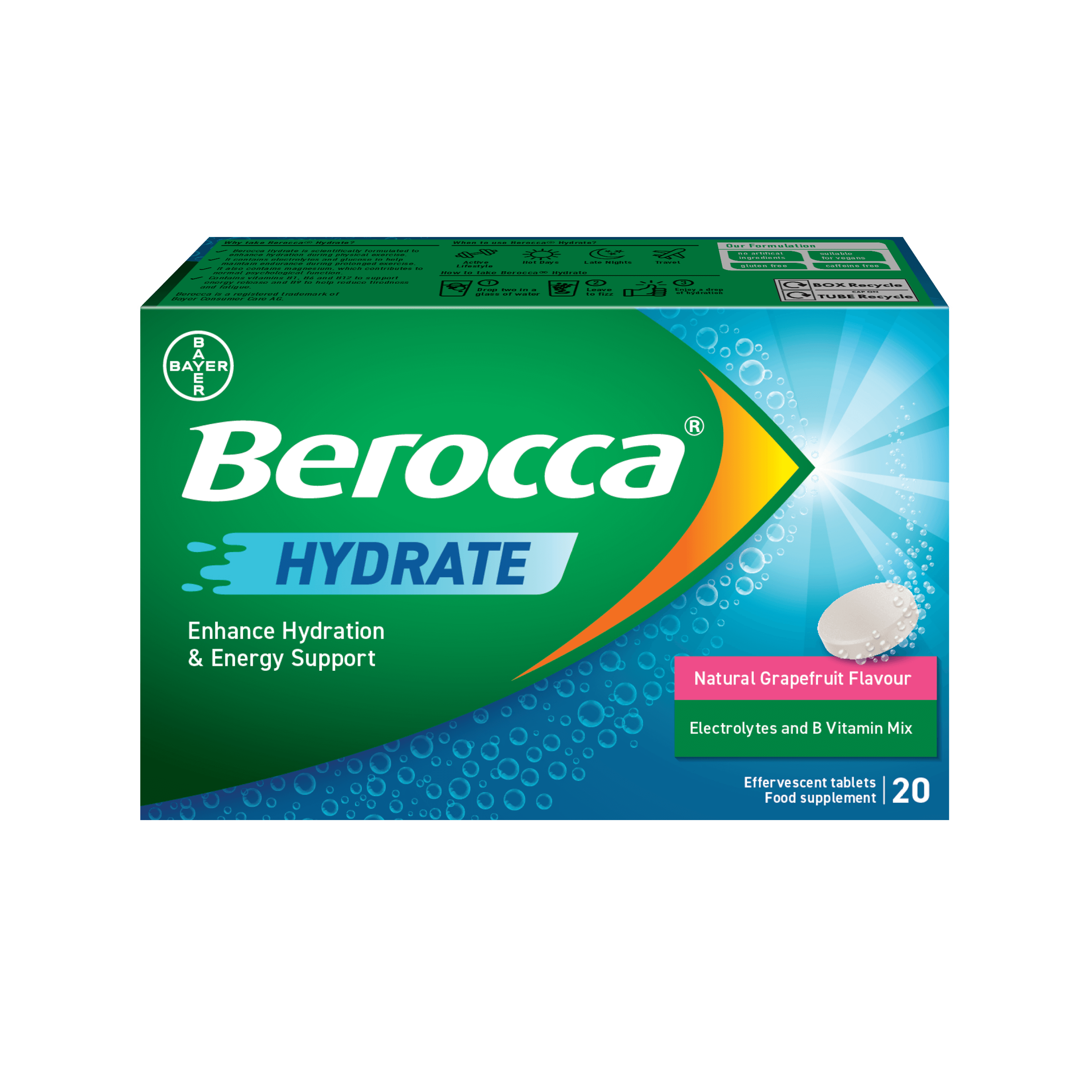 Hydrate Grapefruit Effervescent Tablets 