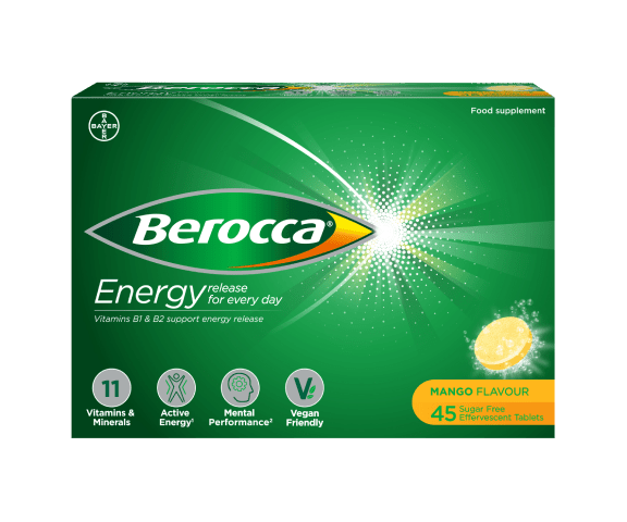 Berocca Mango Effervescent Tablets